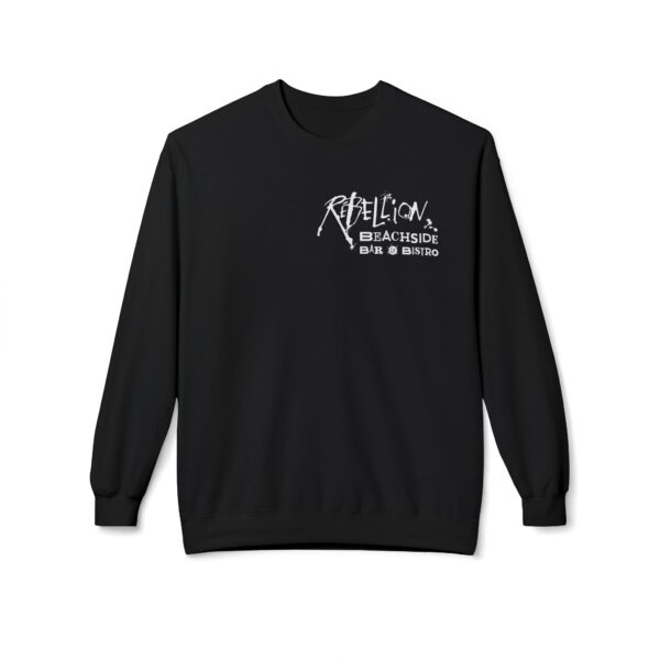 Rebellion Skeleton Crewneck Sweatshirt - Casual Unisex Fleece for Halloween & Party Vibes - Image 5